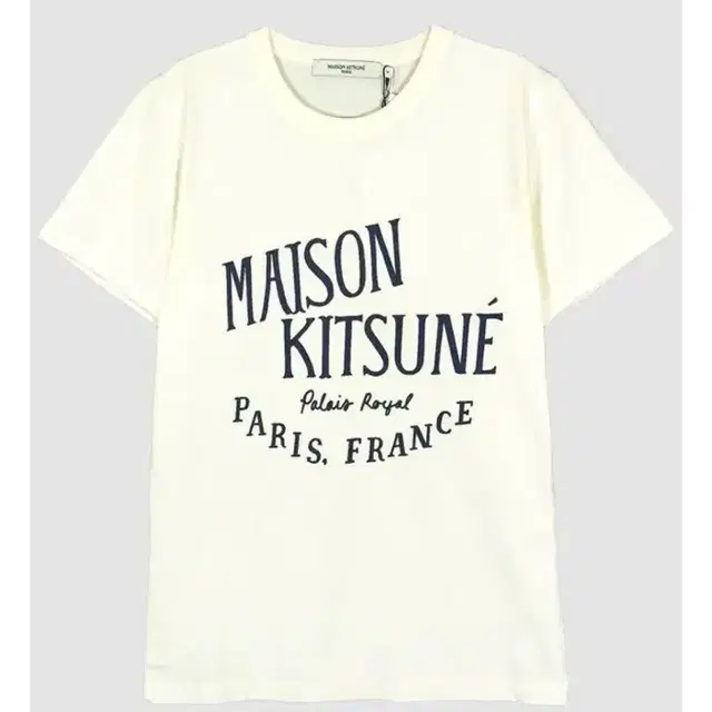 Maison Kitsune  여성 반팔 티셔츠 라떼  55-66