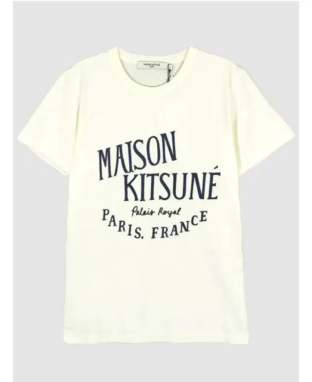 Maison Kitsune  여성 반팔 티셔츠 라떼  55-66