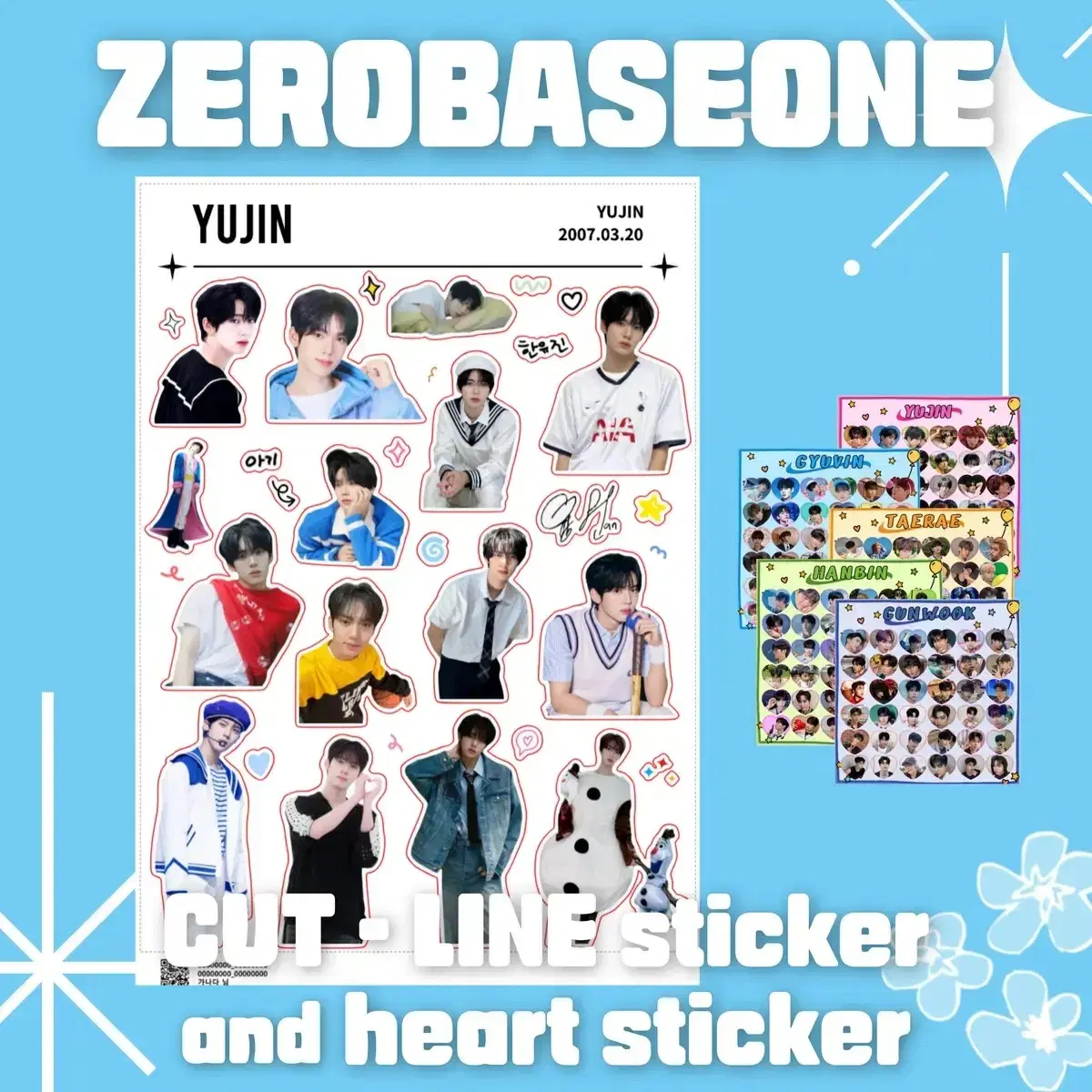 ZB1 Sticker zerobaseone unofficial goods Sticker