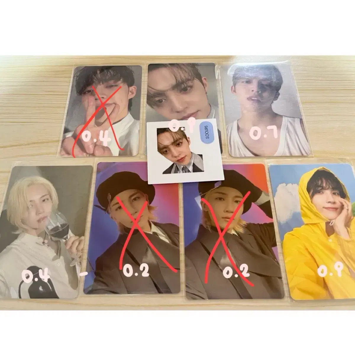 [foxdom] seventeen photocard sell it.