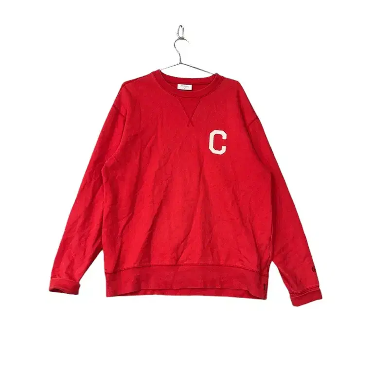 [Covernote] Logo Red Overfit Man-to-Man XL