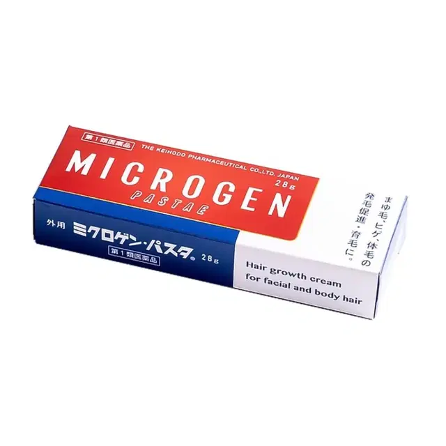 microgen 미크로겐 파스 28g 발모제 수염 남성 일본 제품 파스타