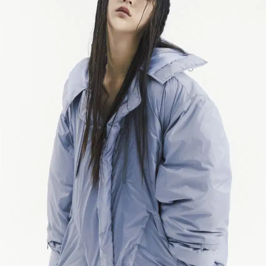 오호스 롱패딩 롱코트 Adjustable Long Puffer Coat