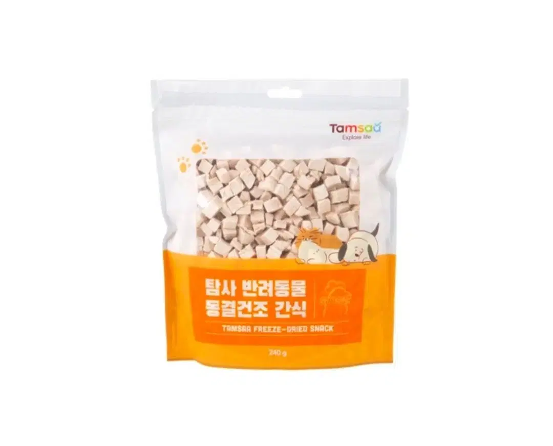 탐사 반려동물 동결건조 간식 닭가슴살 240g