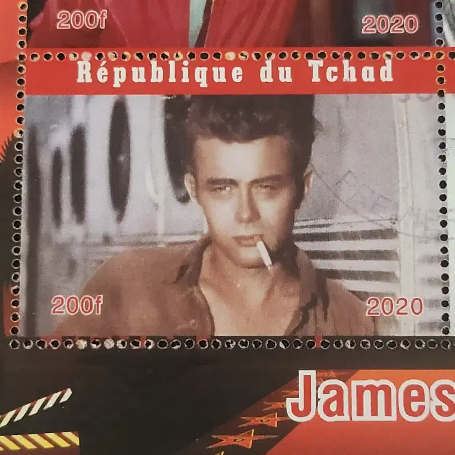 2020년 미국 할리우드의 전설 제임스 딘 우표JAMES DEAN