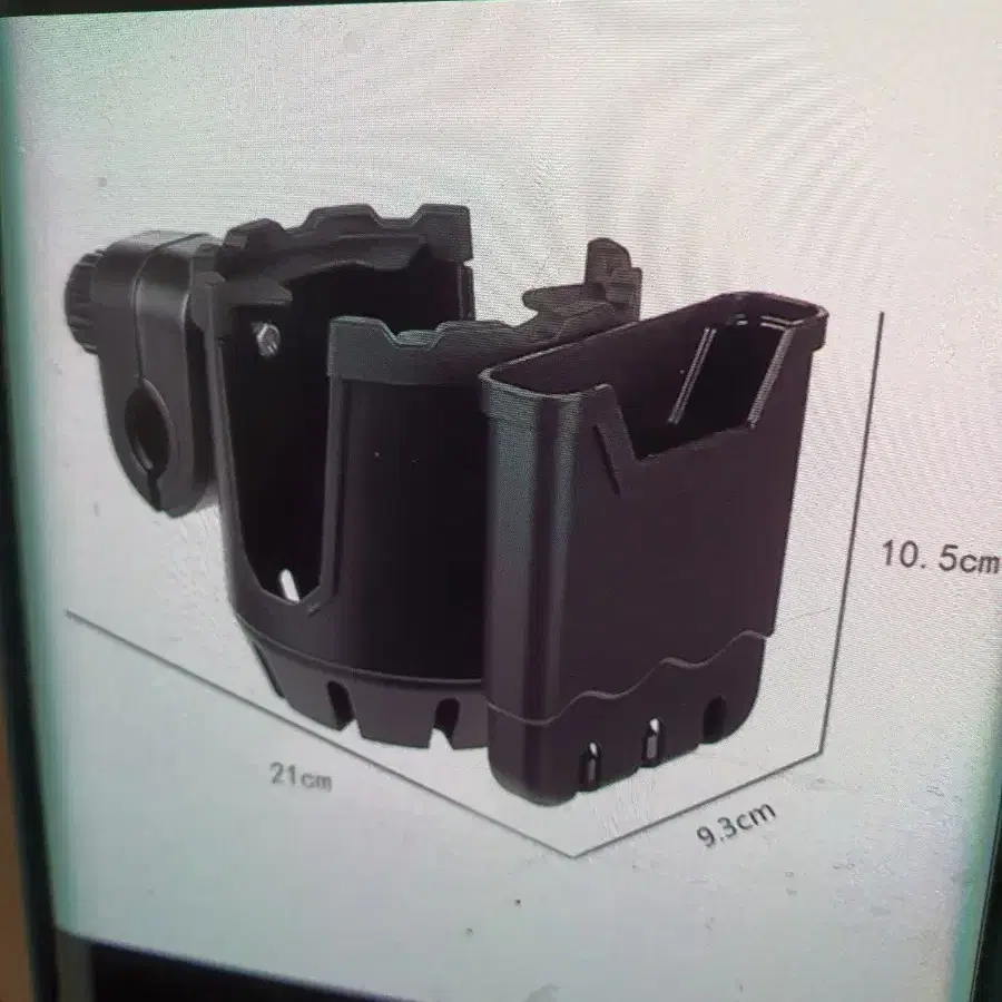 미사용) 미니벨로 자전거 유모차 거치 음료케이지 및 휴대폰 수납통