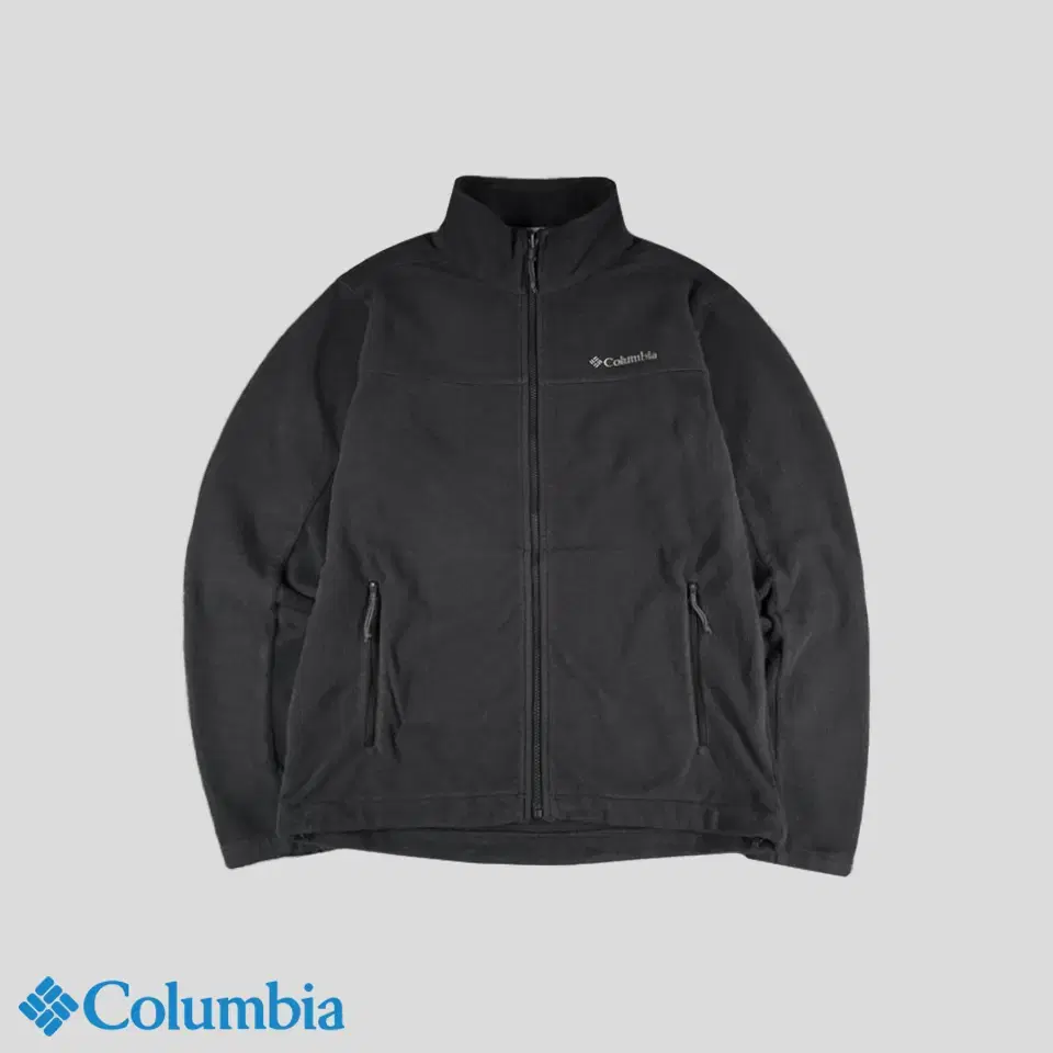 Columbia Columbia Deep Gray White Embroidered Interchangeable Endothelial Fleece Furry House