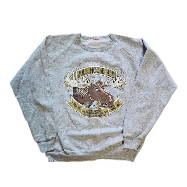 90s canada blue moose 스웻셔츠