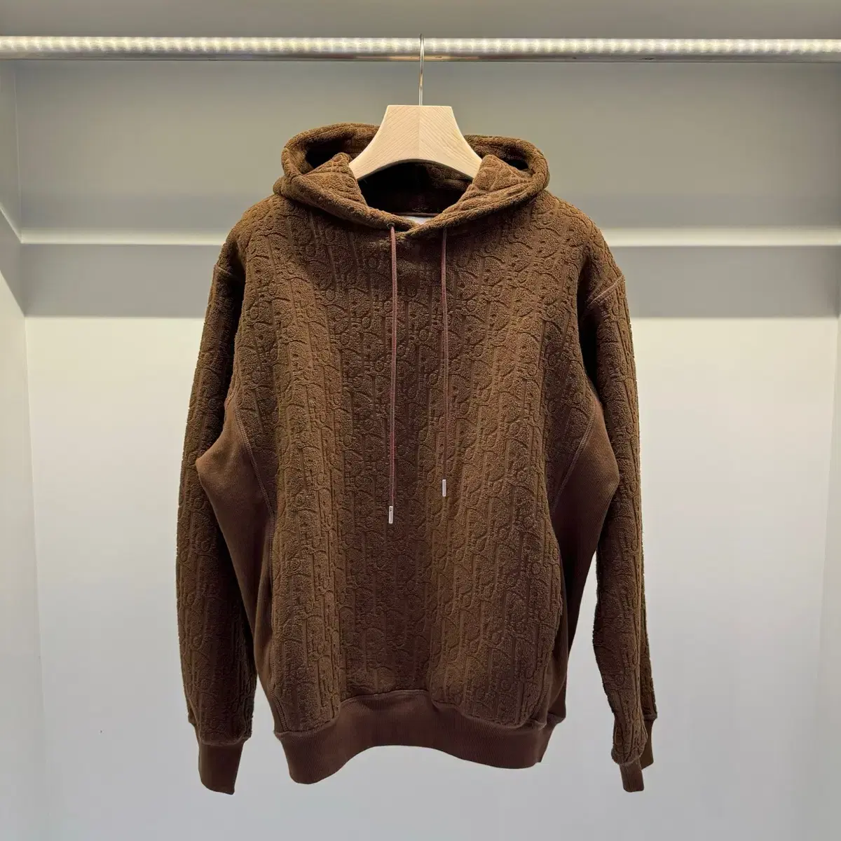 Dior Oblique Terry Hoodie Brown/Overalls