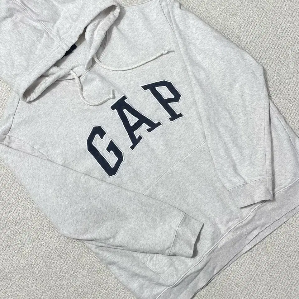 빈티지 갭 GAP 크림아이보리 후드티 L