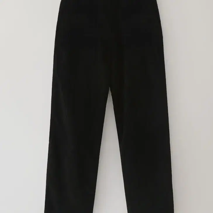 낫띵리튼 바지 Double folded corduroy pants 검정