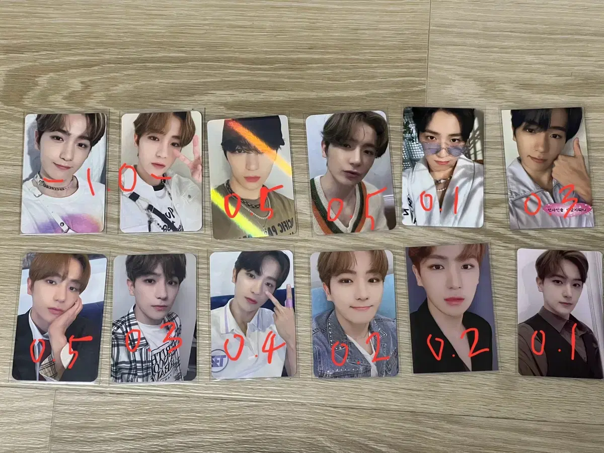 Quick sale) the boyz hyunjae q photocard unreleased photocard (bulk 5)