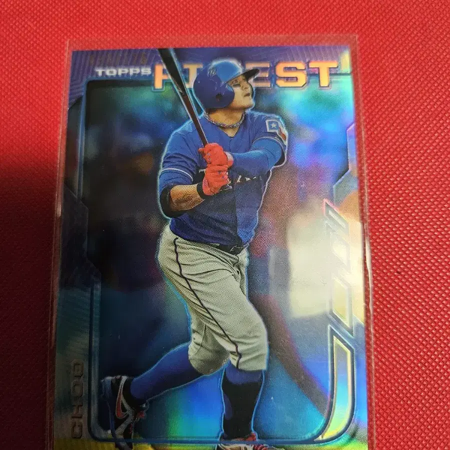 추신수 125장 한정 2014 Topps Finest 블루 리플렉터