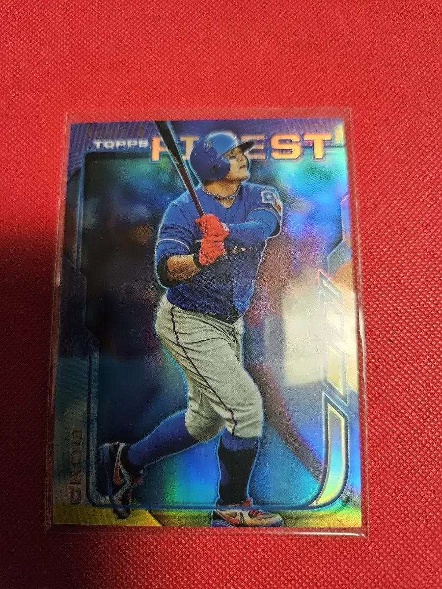 추신수 125장 한정 2014 Topps Finest 블루 리플렉터