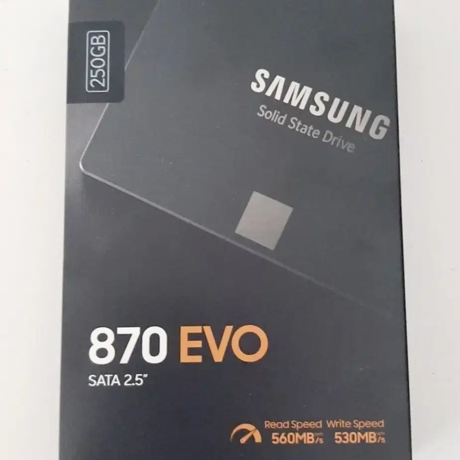 미개봉 삼성정품 870 EVO SSD 250GB 보증 27년4월