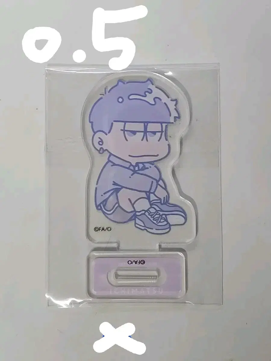 Disposal, emergency) Osomatsu-san latte Matsu 100 yen shop circular sticker kardtech Ichimatsu