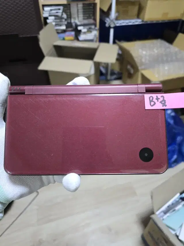 닌텐도 ds lite dsi dsi ll 레드와인 B+급 우고메모