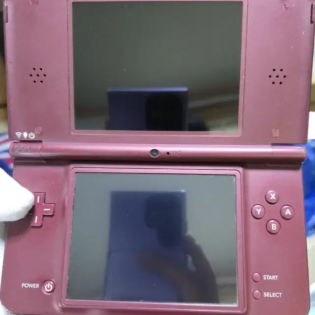 닌텐도 ds lite dsi dsi ll 레드와인 B+급 우고메모