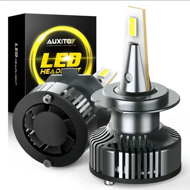 AUXITO H7 LED 6500K 화이트 80W Canbus 터보 전조