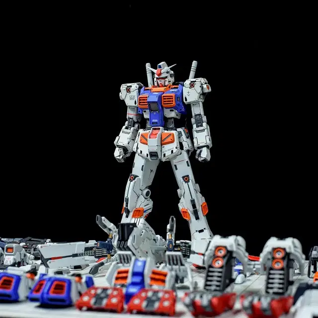 1/100 풀아머 RX-78-7 건담 7호기 컨버전 도색작