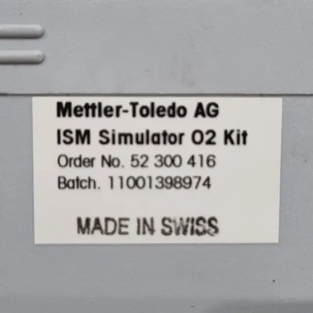 Mettler Toledo AG ISM Simulator O2 Kit