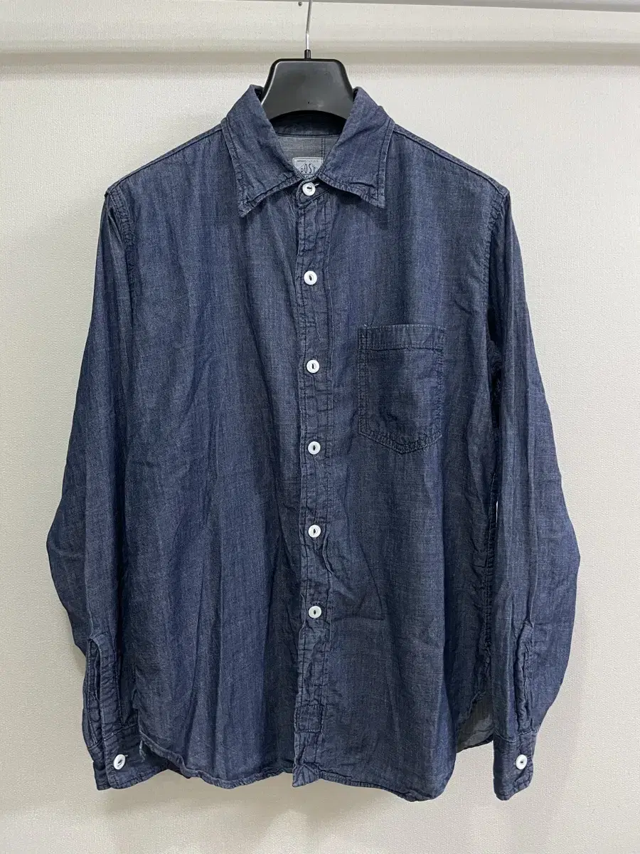 Genuine) Post Overalls Denim Shirt