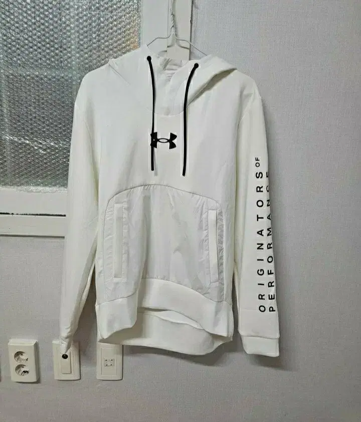 UNDER ARMOUR White Hoodie Genuine (New) Size M Unisex