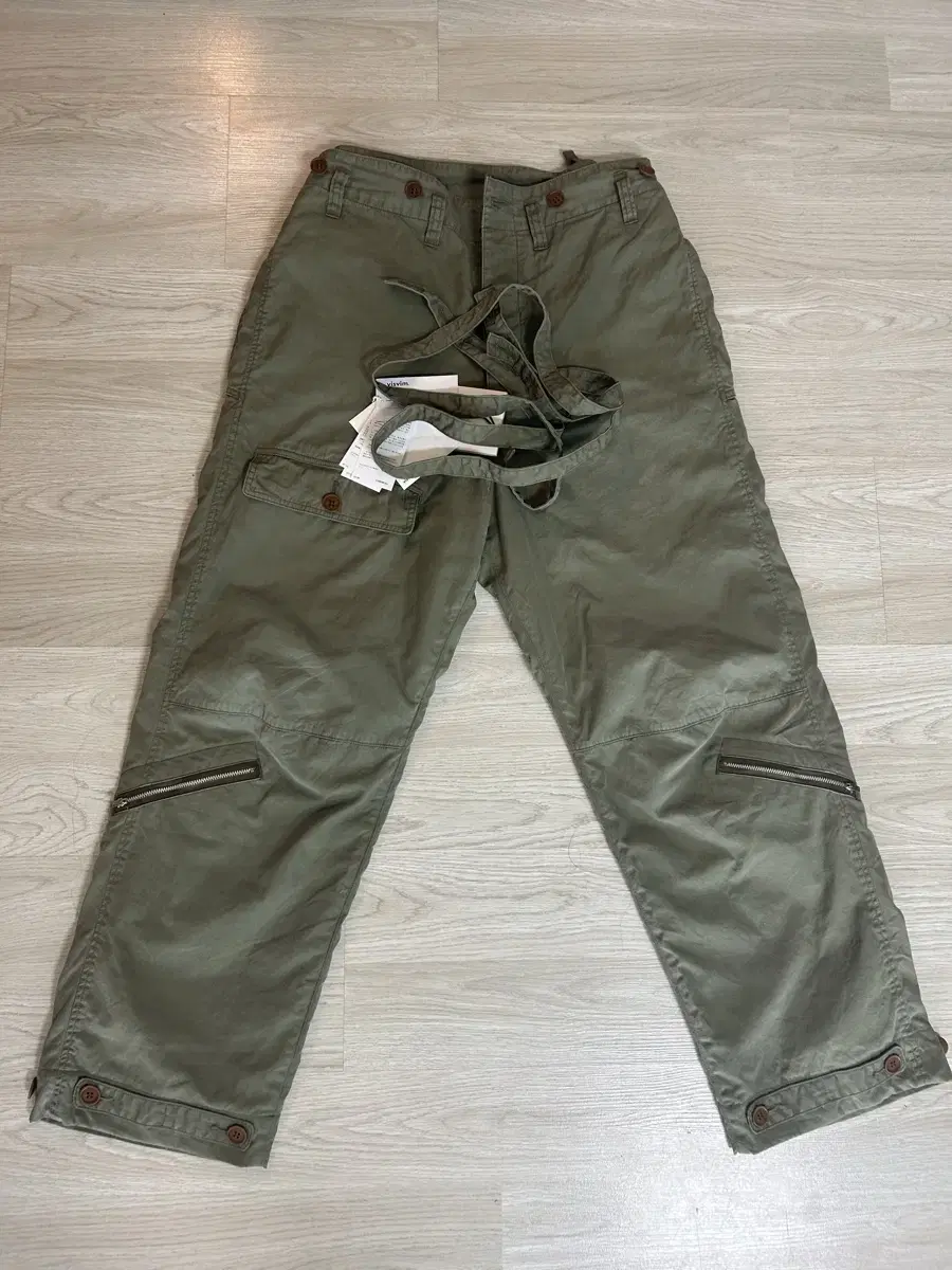 24SS visvim northrop pants khaki 3size