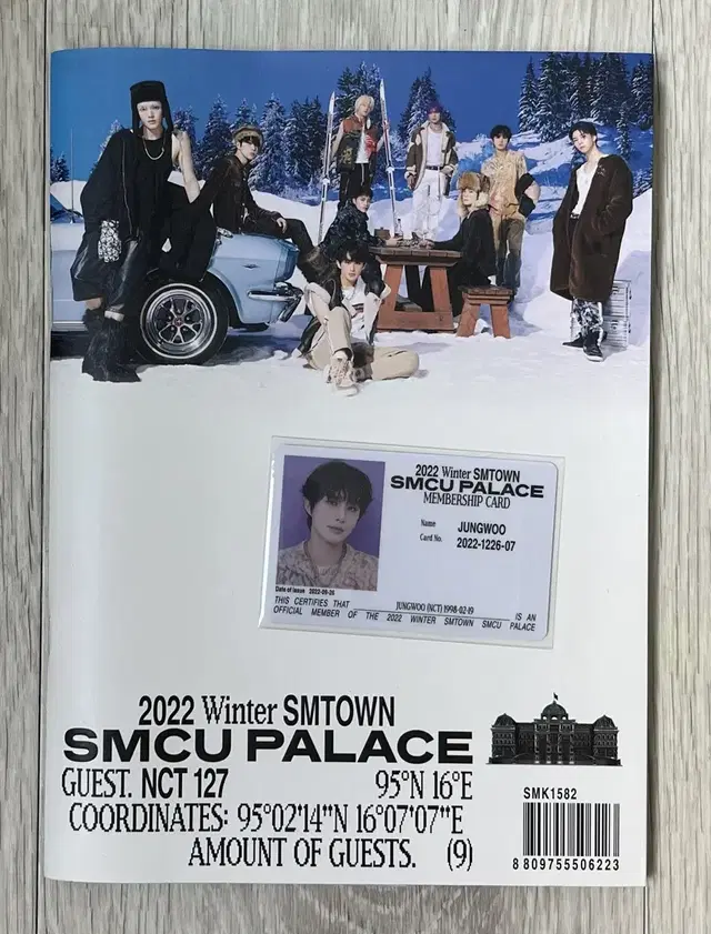 2022 SMCU NCT 127 개봉앨범 / 정우 멤버십 카드 포함