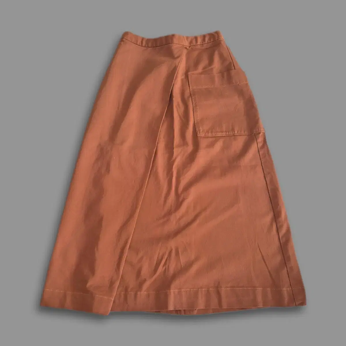 Midi-length skirt