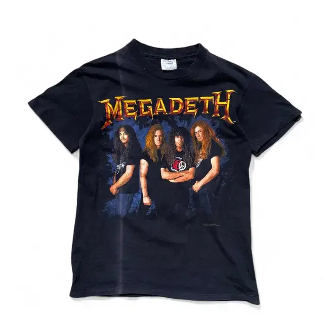 1991 Megadeth Rust In Peace T-shirts