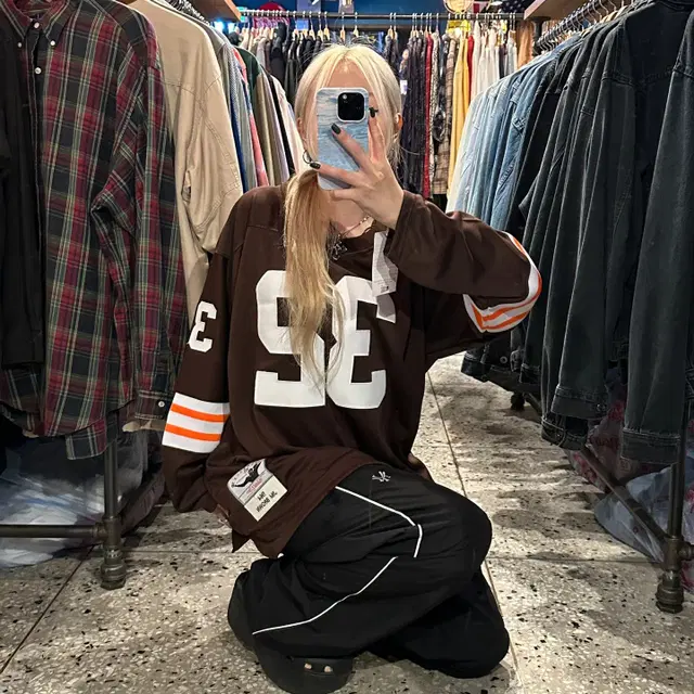 <새상품>Mitchell&Ness NFL 하키 져지