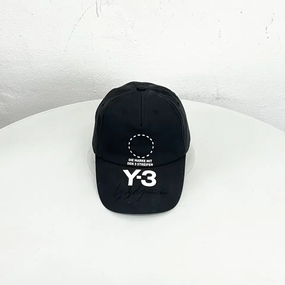 Y-3 18f/w 블랙 써클 볼캡