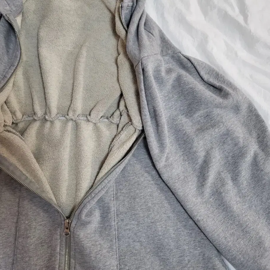 inusway zipper hoody OPS(GREY)