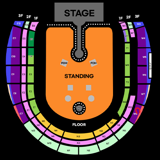 콜드플레이 토요일 지정석A 연석 2자리 W8 구역 팝니다