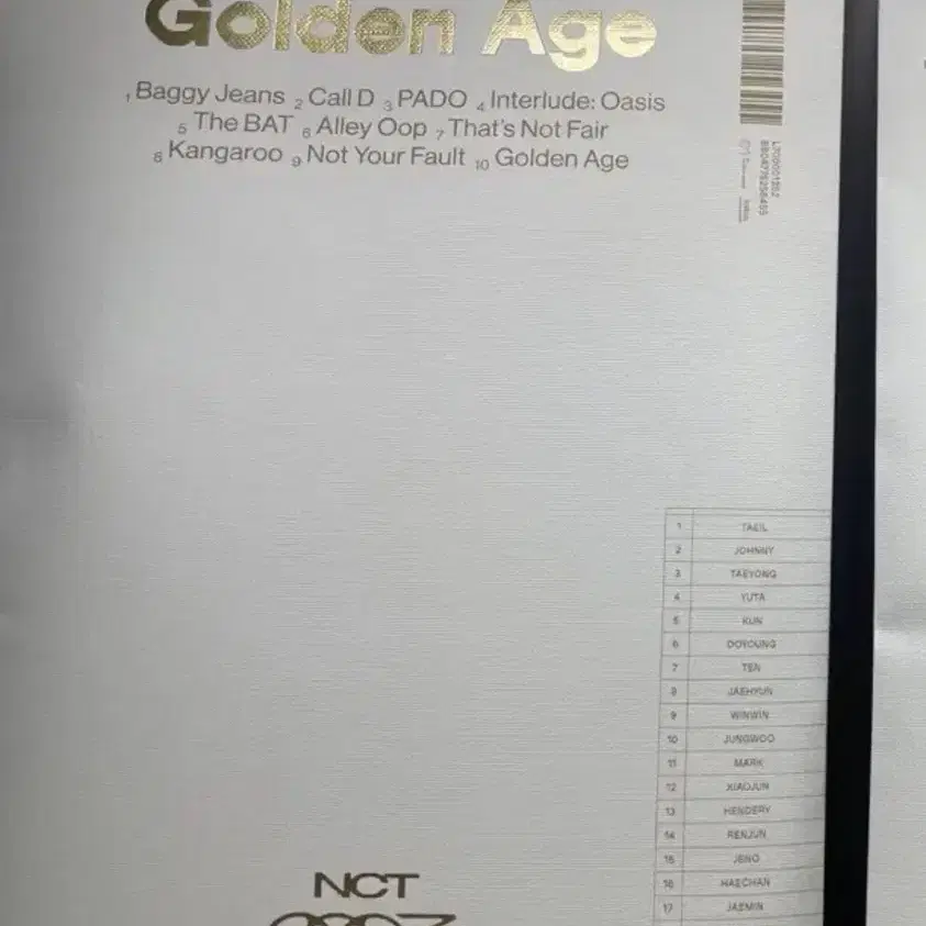 [Nct]Golden age 앨범