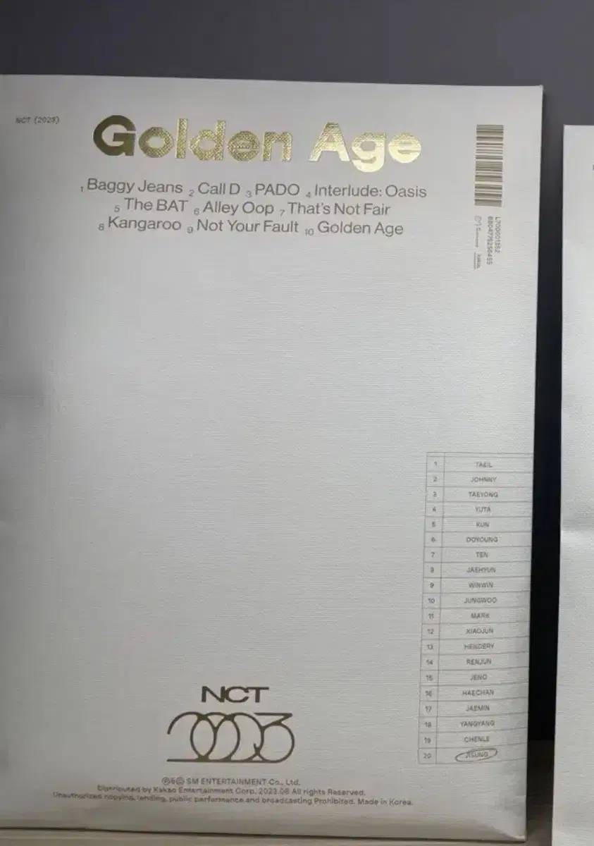 [Nct]Golden age 앨범