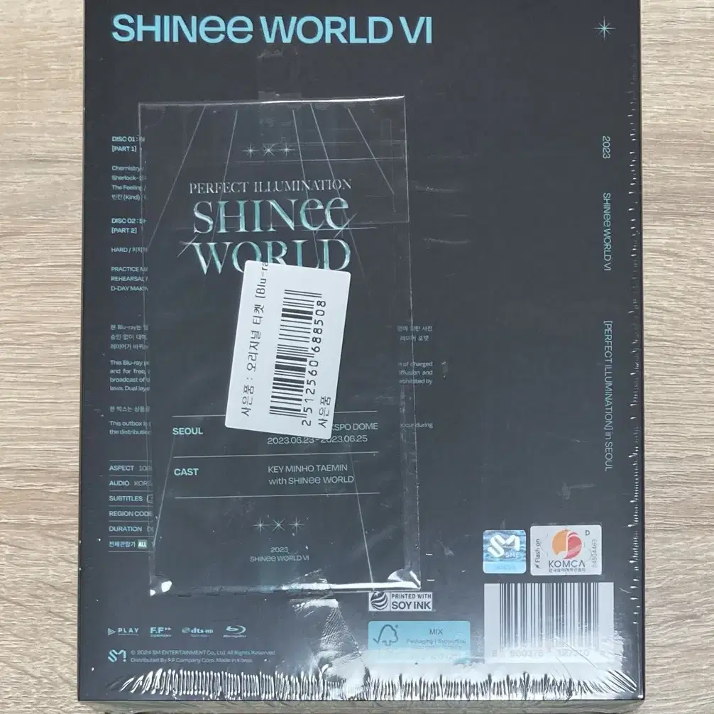 샤이니 - SHINee WORLD VI 블루레이 미개봉 판매