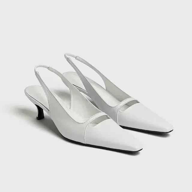 (구매) 피에톤 CARA sling-back pumps_white 35