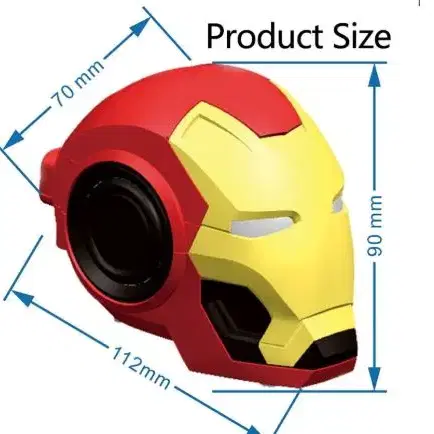 마블 아이언맨 블루투스 아이언맨 스피커 미니 사이즈 택포