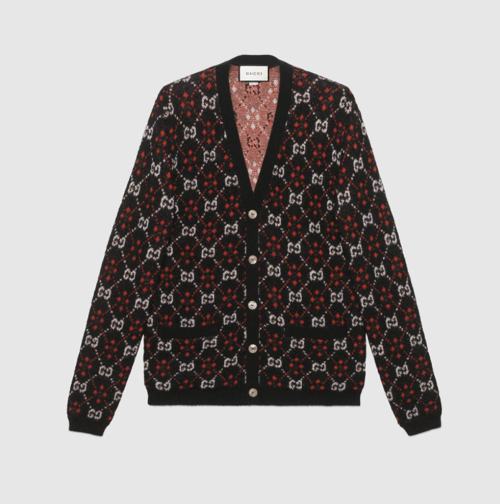 Genuine Gucci GG Dia Wool Cardigan for sale