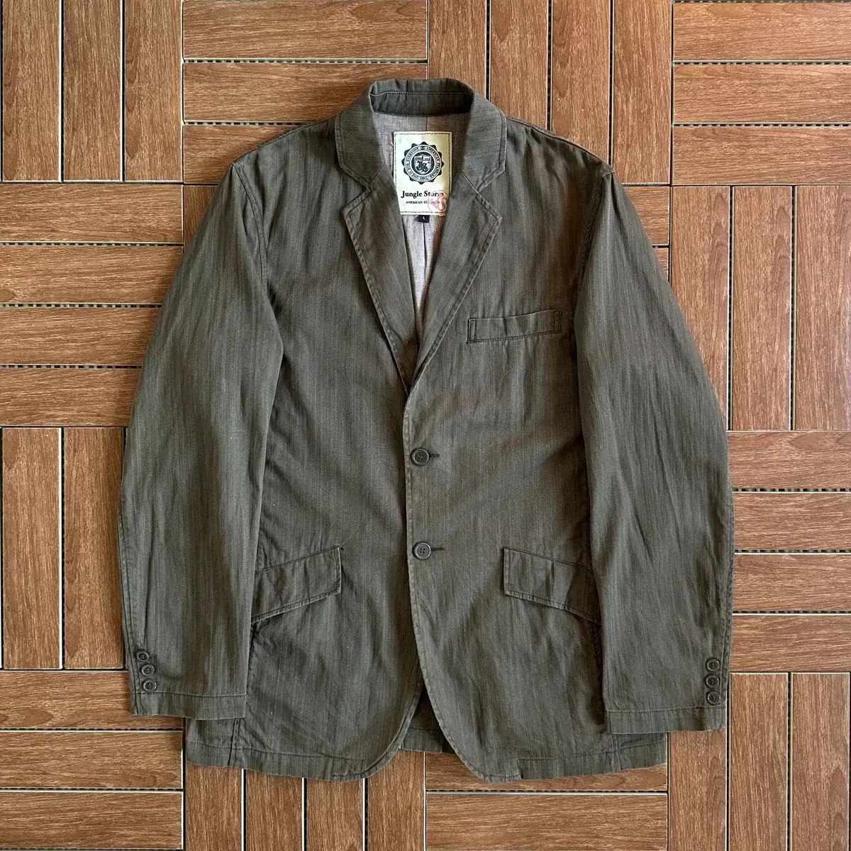 Jungle Storm Cotton Blazer L