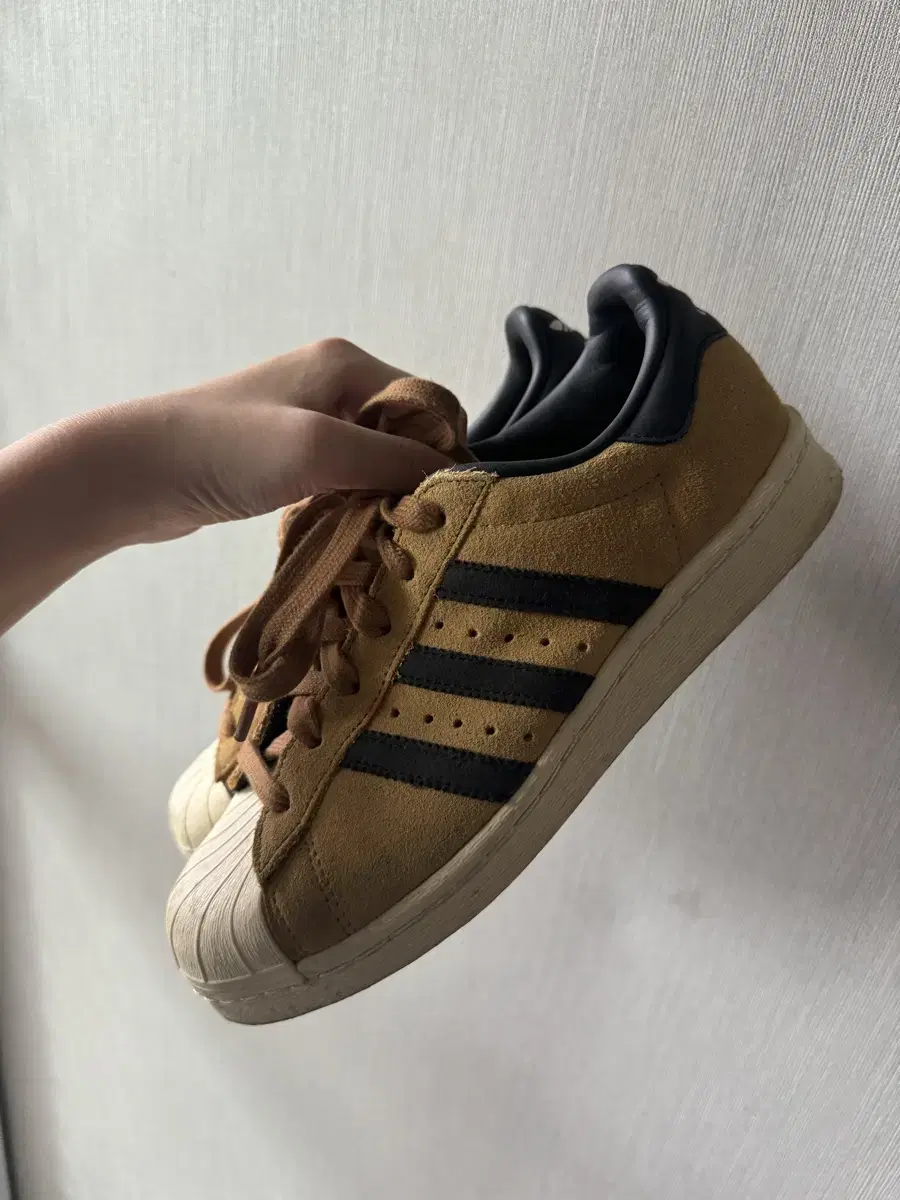 Brown Adidas sneakers