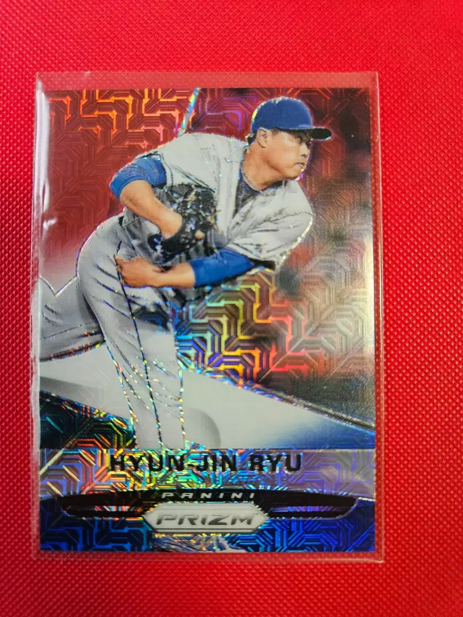 류현진 2015 Panini Prizm 모조 프리즘 카드