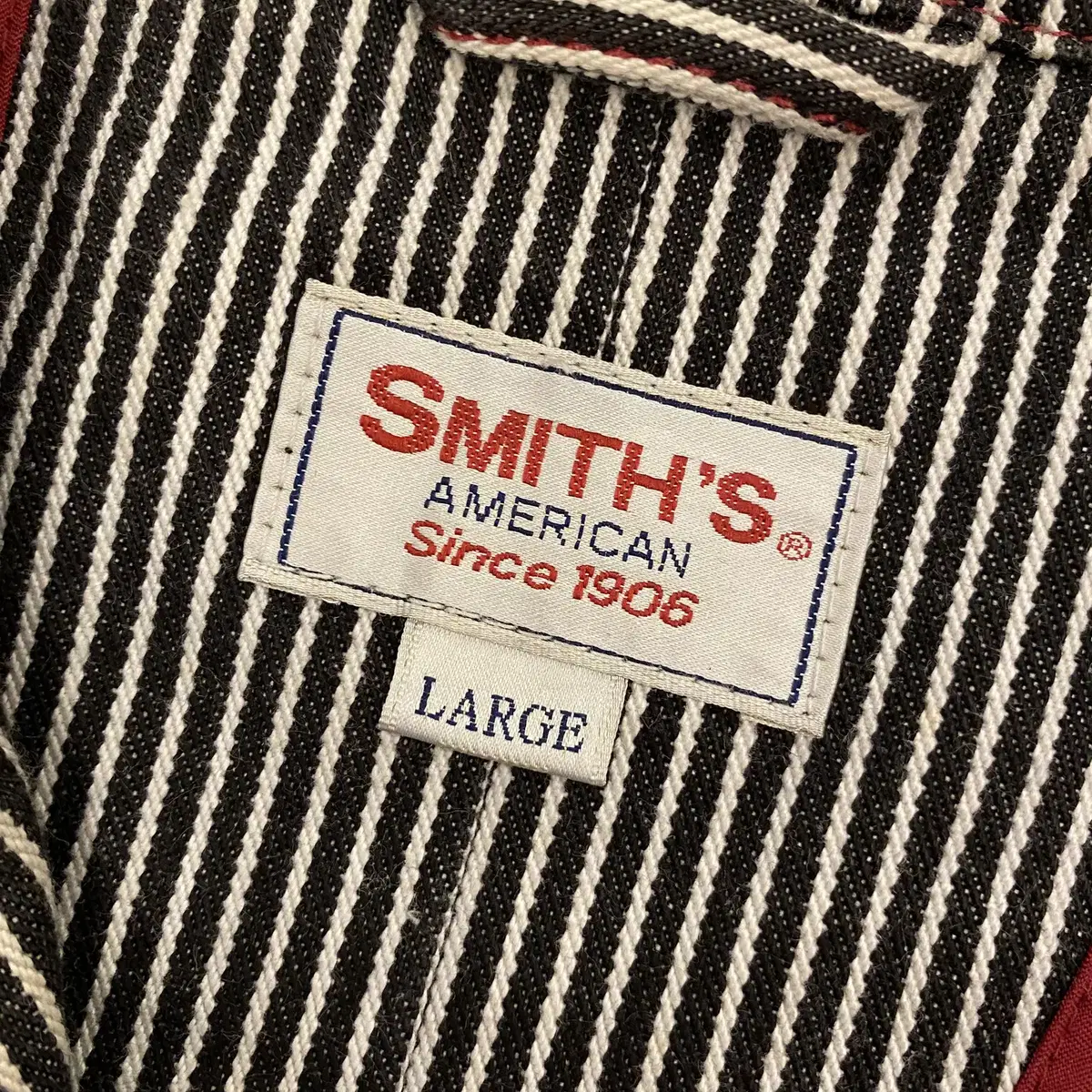 SMITHS AMERICAN 스트라이프 자켓