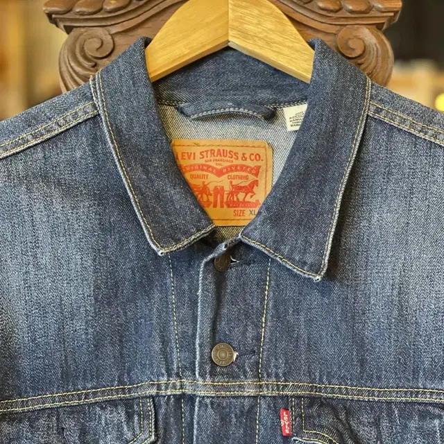 Levis 데님 트러커 자켓