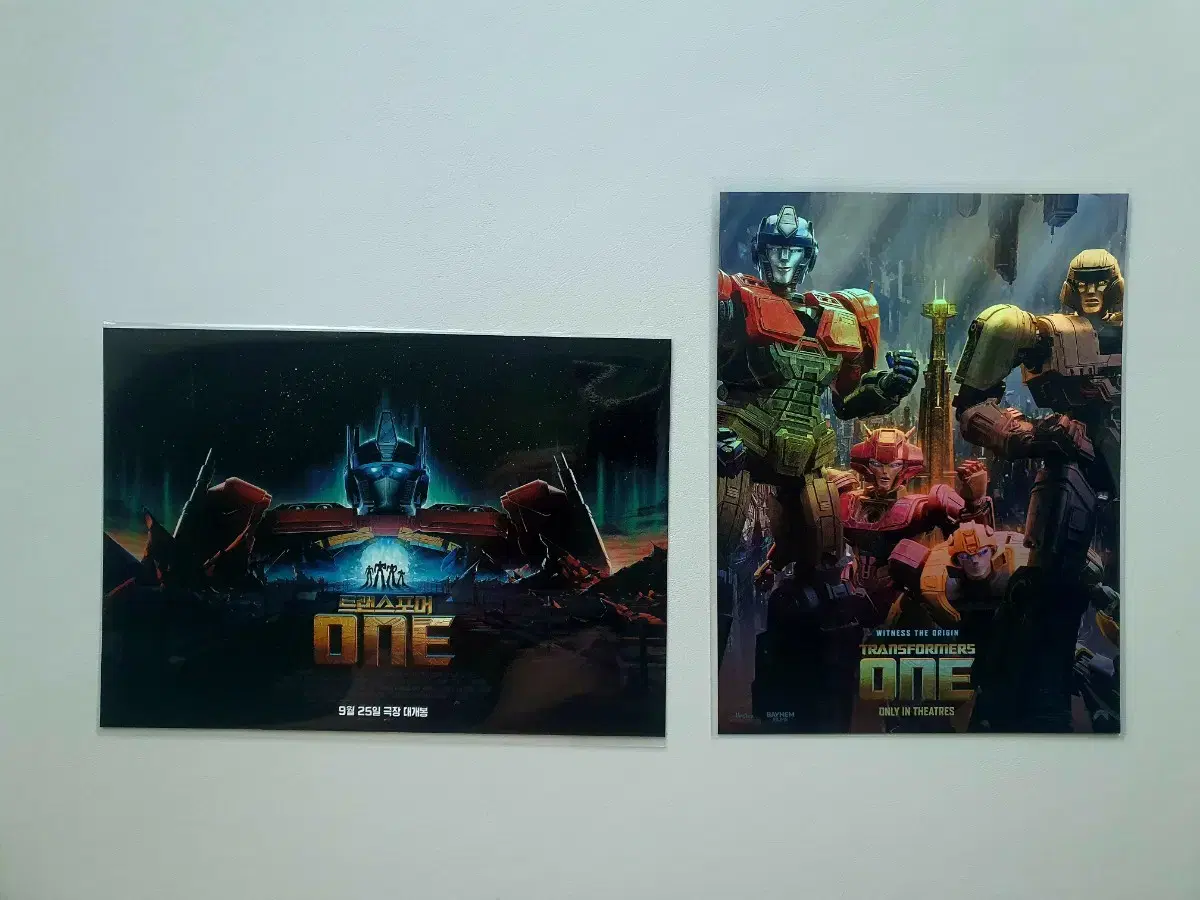 I sell Transformers One art card miniposters bulk 