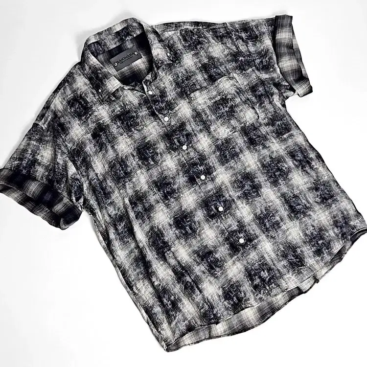 가키하라 Kamiryu graysh hurted shirt 블랙