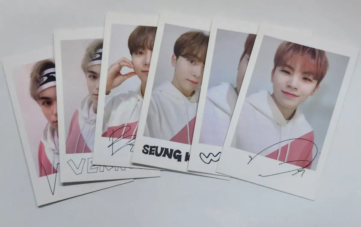 (급처!)세븐틴 캐럿랜드 2020 polaroid photocard vernon/우지/승kwan 팔립니다