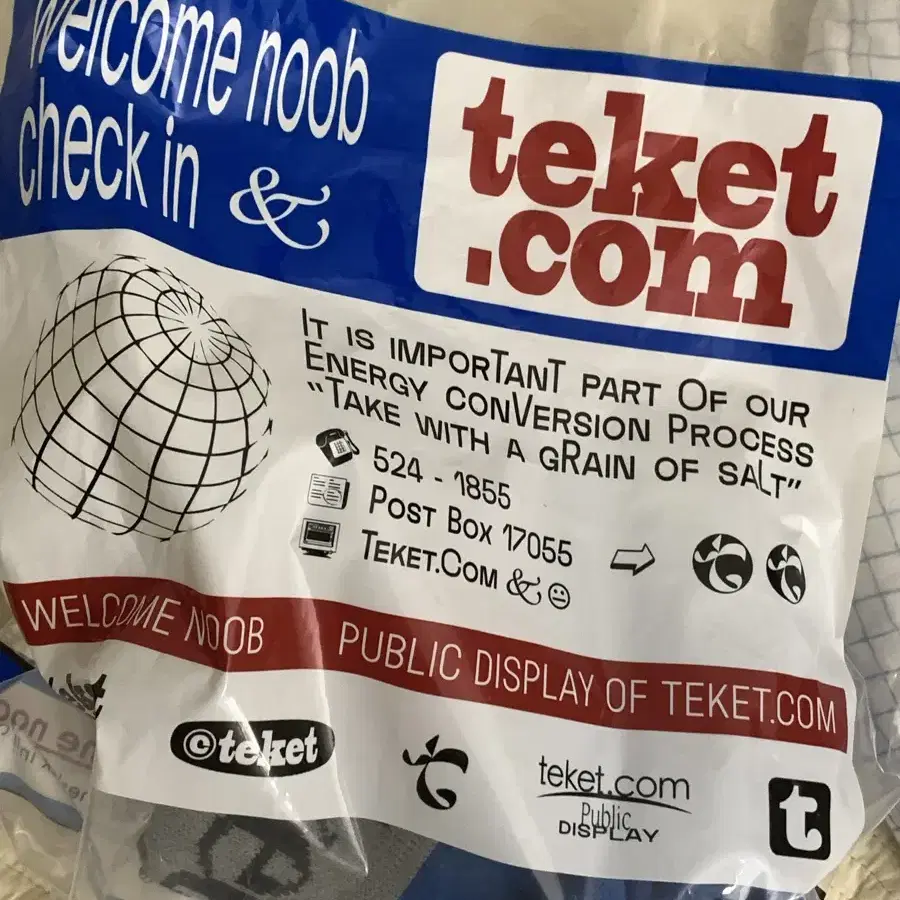 teket 테켓 플랜 비니 블루 새상품